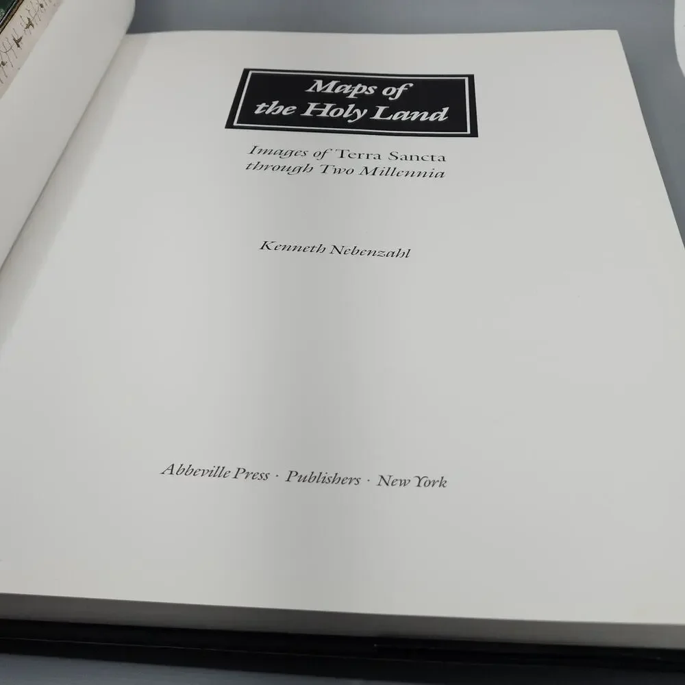 Maps of the Holy Lands: Images of Terra Sancta Through Two Millenia, HC & DJ